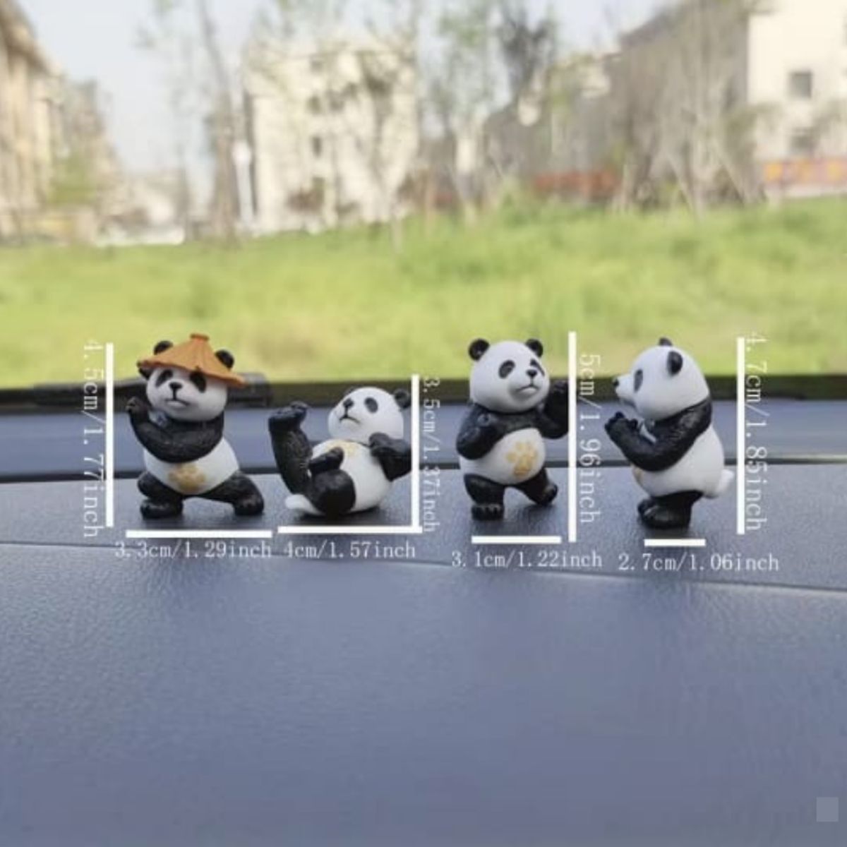 GENERICO - Pandas Kawaii decorativos