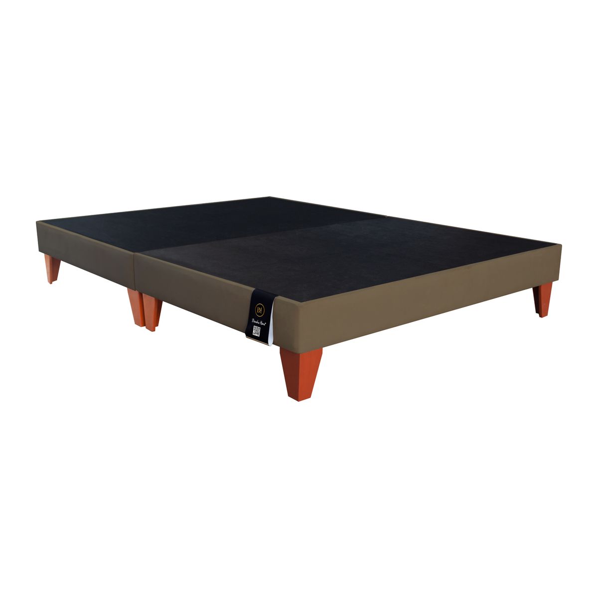 BARAKA HOME - Base de Cama Luton Slim King - Beige Oscuro