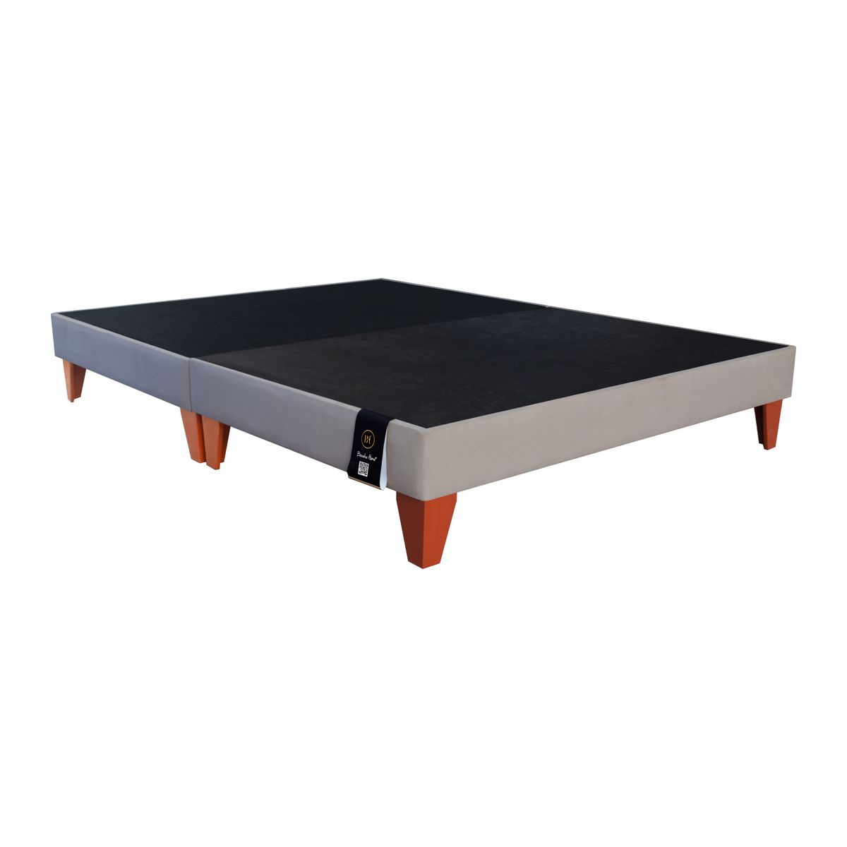 BARAKA HOME - Base de Cama Luton Slim King - Gris Claro