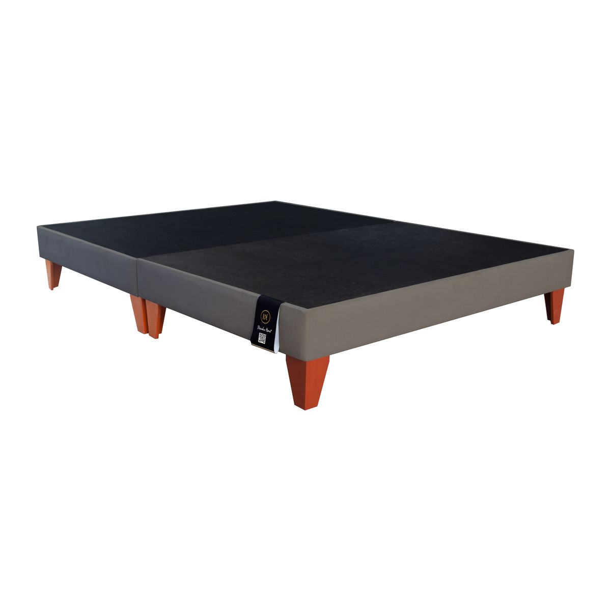 BARAKA HOME - Base de Cama Luton Slim King - Gris Oscuro