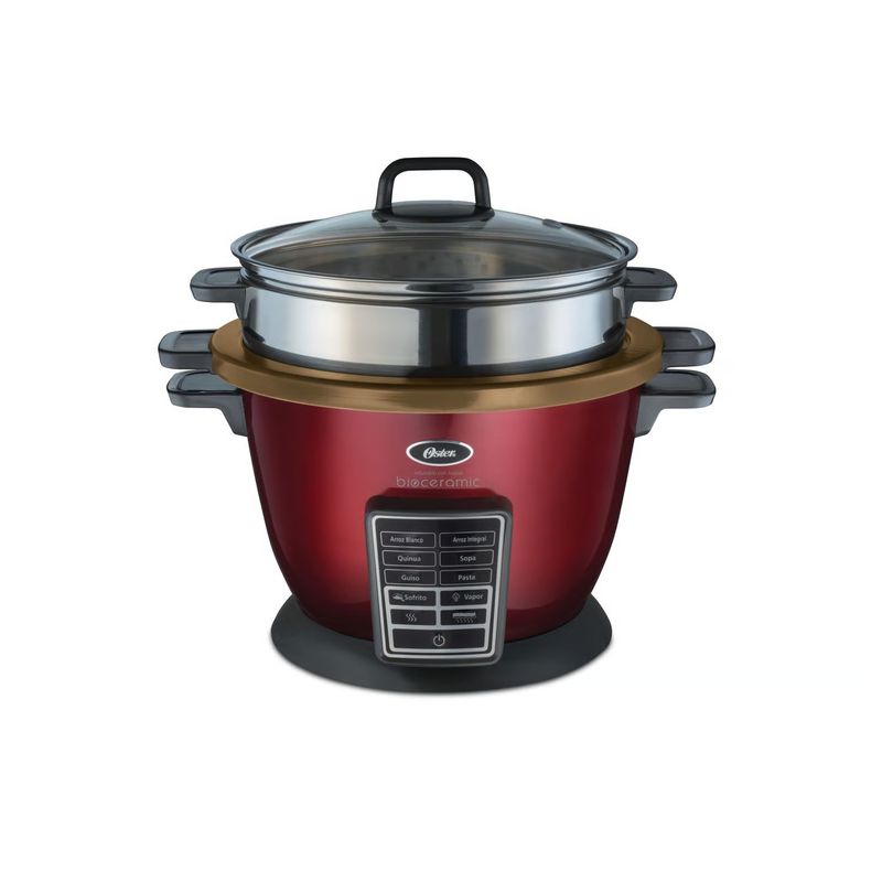 OSTER - Arrocera 2.2 lt multifunción 10 en 1 Oster con Bioceramic