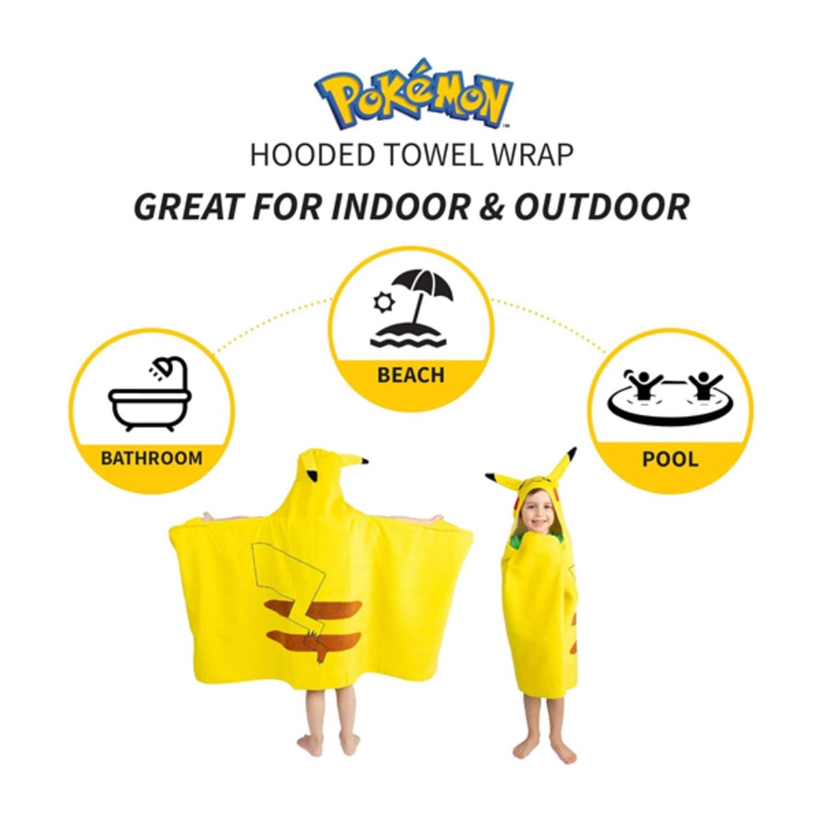 POKEMON - Pokemon Toalla Pikachu Niños