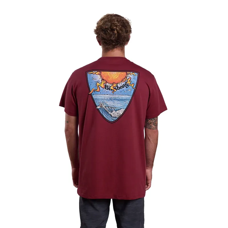 BILLABONG - Polo Billabong Hombre Second Session II Rojo BILLABONG