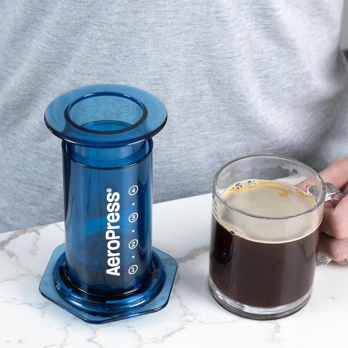 AEROPRESS - Cafetera AeroPress Azul