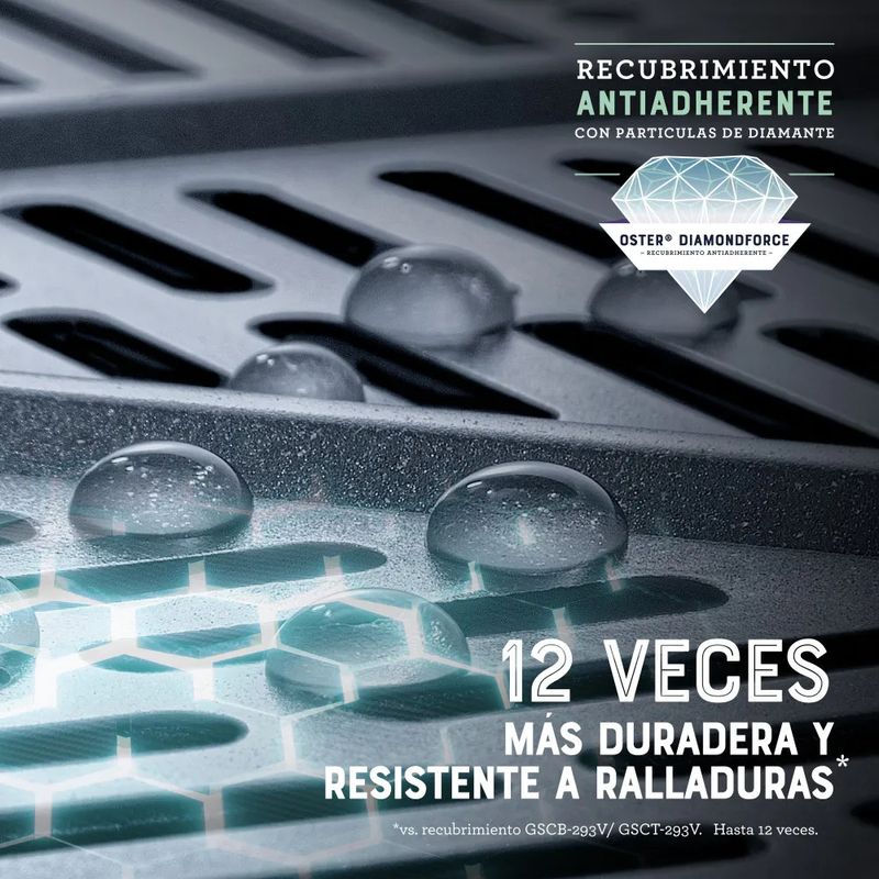 OSTER - Freidora de Aire Oster 4L con Recubrimiento DiamondForce CKSTAF401MDF