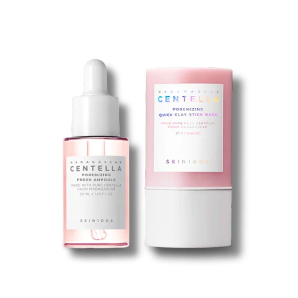 SKIN1004 - Madagascar Centella Poremizing Quick Clay Stick Mask + Fresh Ampoule