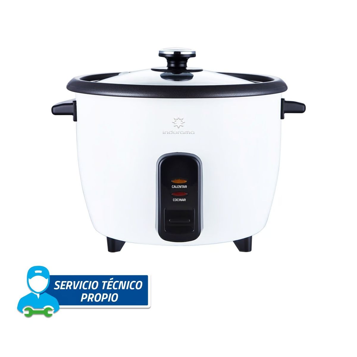 INDURAMA - Olla Arrocera Indurama OAI-BL15 Blanco 1.5 L