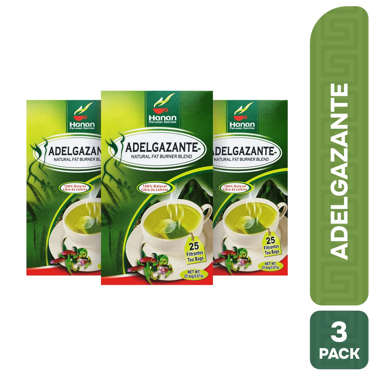 HANAN PERUVIAN SECRETS - Adelgazante Filtrante Hanan Tripack 25 und