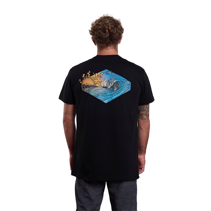 BILLABONG - Polo Hombre Negro Manga Corta Casual Billabong Early Bird III