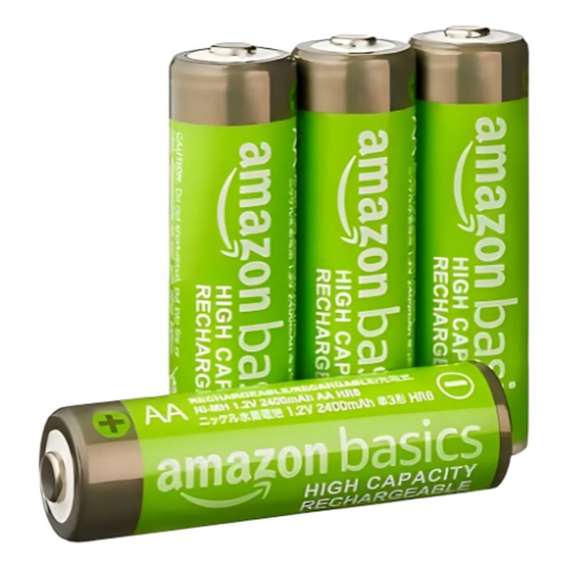 AMAZON BASICS - Pilas Recargables Amazon Basics Aa De 2000mah Pack 4