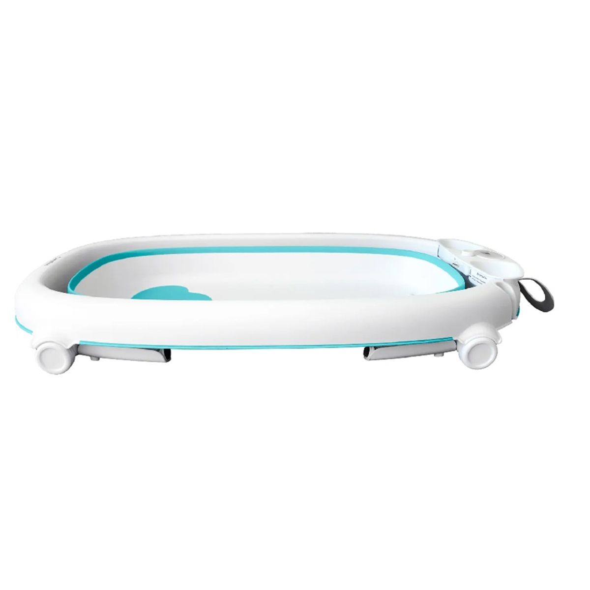 CARESTINO - Bañera Plegable con Sorporte Hawaii Aguamarina