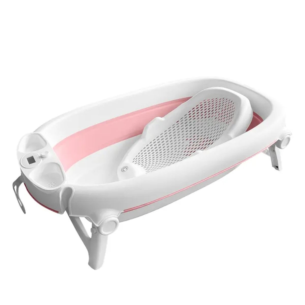 Bañera Plegable con Sorporte Hawaii Rosado, marca CARESTINO - Foto Principal