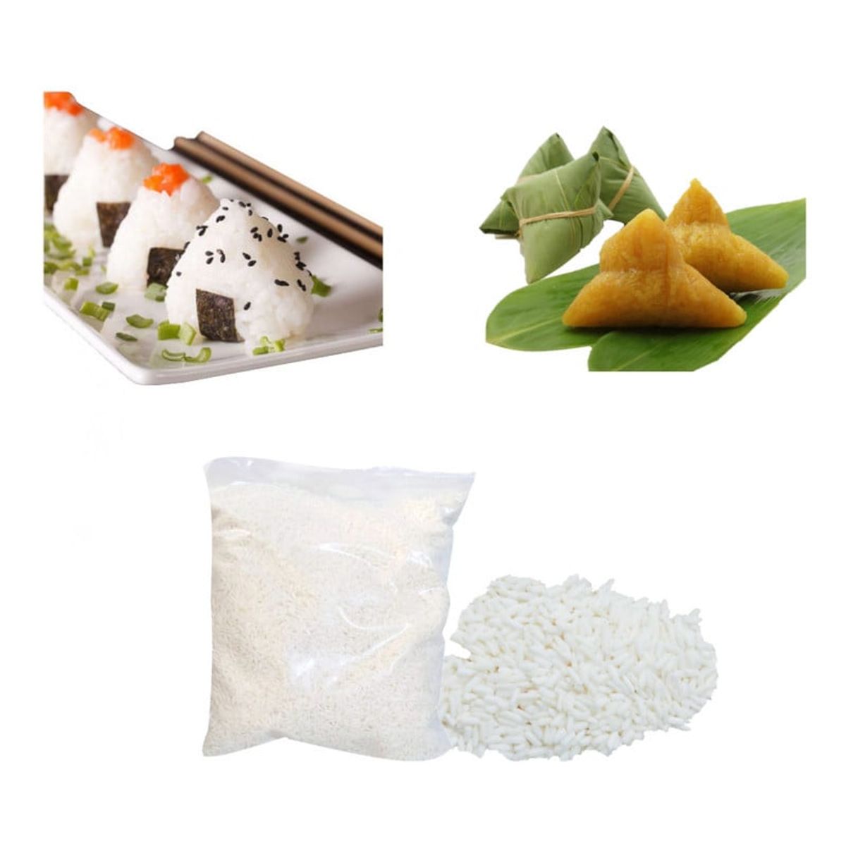 GENERICO - Arroz Sticky Glutinoso Oriental Granel Blanco 1kg