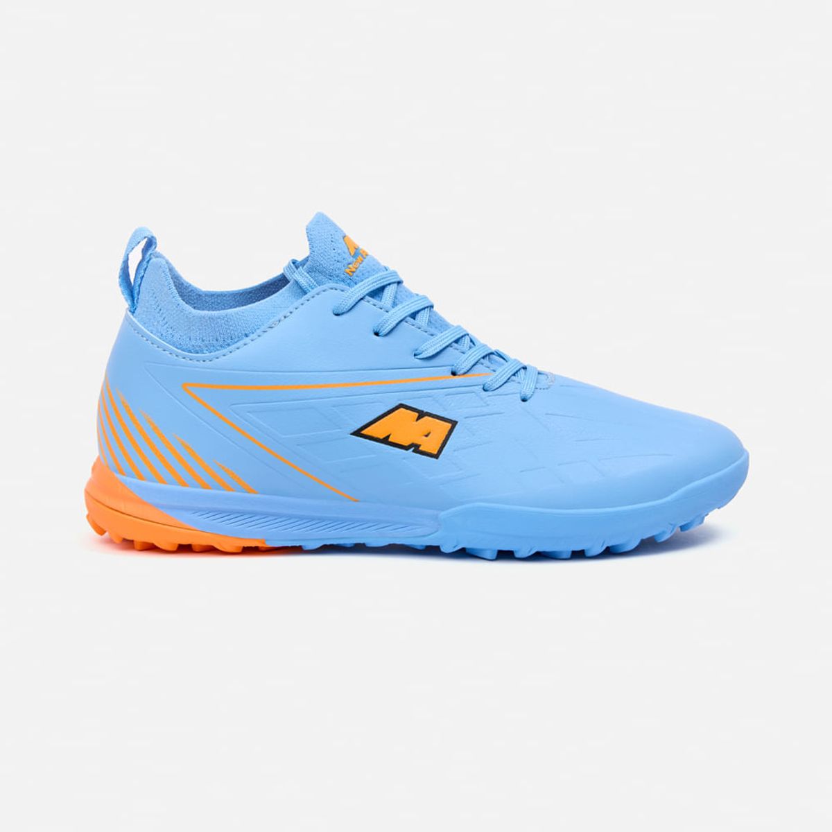 NEW ATHLETIC - Zapatillas New Athletic Football Frex110 Celeste Con Naranja Juvenil