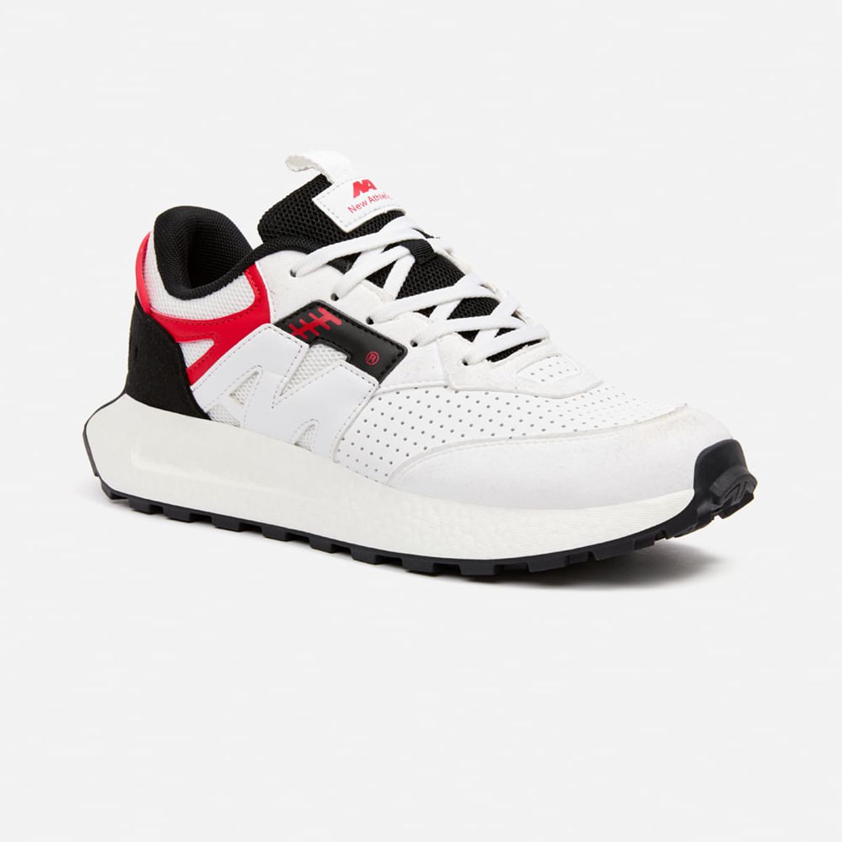 NEW ATHLETIC - Zapatillas New Athletic Lifestyle Dynamic154 Crema Con Rojo Hombre