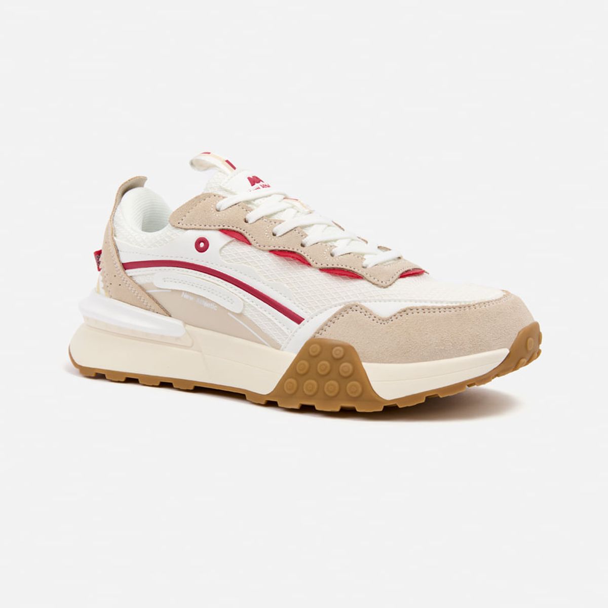 NEW ATHLETIC - Zapatillas New Athletic Lifestyle Rubbing159 Crema Con Beige Hombre