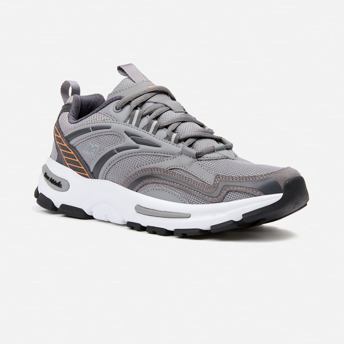 NEW ATHLETIC - Zapatillas New Athletic Lifestyle Chunky161 Gris Con Naranja Hombre