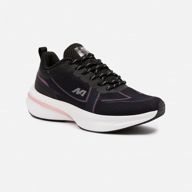 NEW ATHLETIC - Zapatillas New Athletic Running Spoom113 Negro Con Morado Mujer