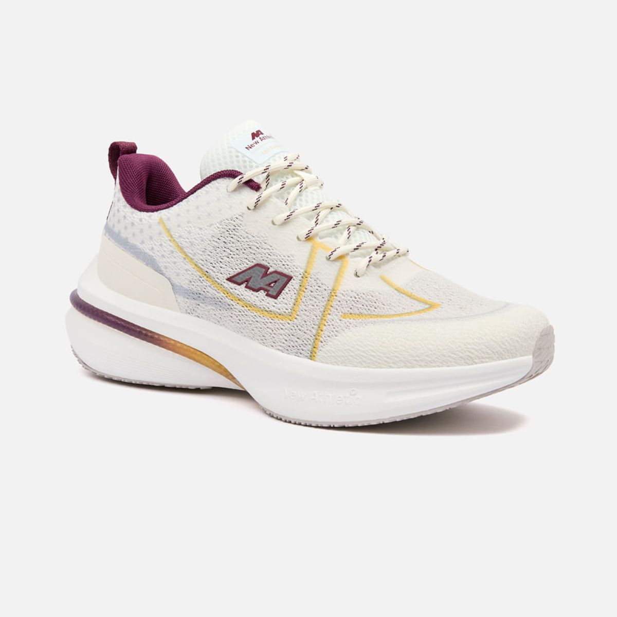 NEW ATHLETIC - Zapatillas New Athletic Running Spoom113 Crema Con Vino Mujer
