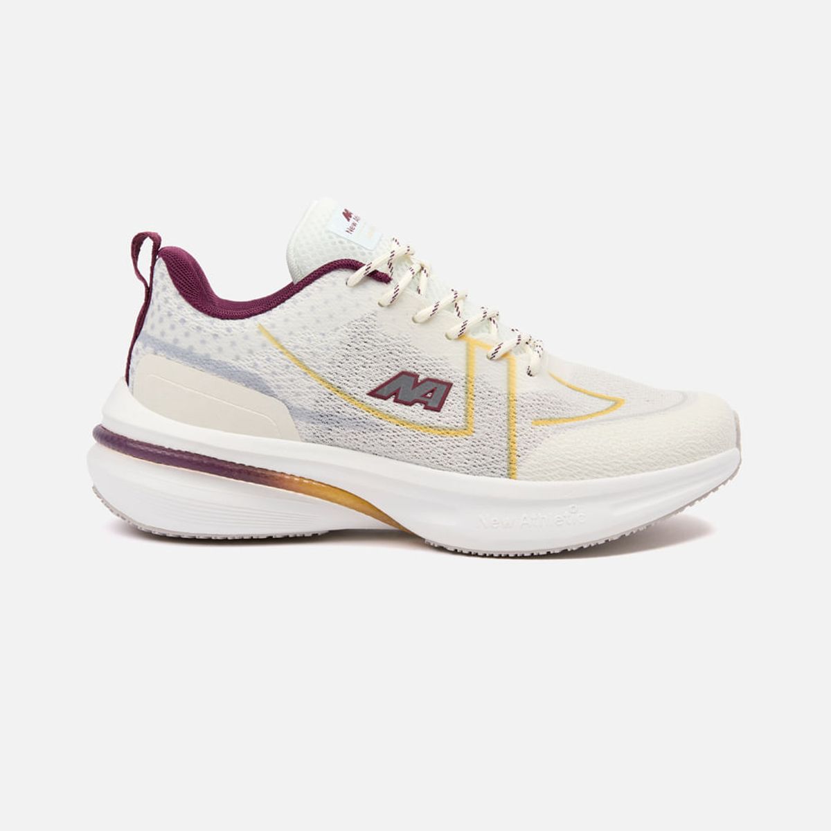 NEW ATHLETIC - Zapatillas New Athletic Running Spoom113 Crema Con Vino Mujer