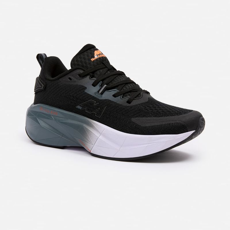 NEW ATHLETIC - Zapatillas New Athletic Running Foam115 Negro Con Naranja Hombre