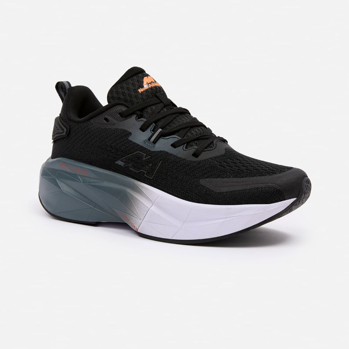 NEW ATHLETIC - Zapatillas New Athletic Running Foam115 Negro Con Naranja Hombre