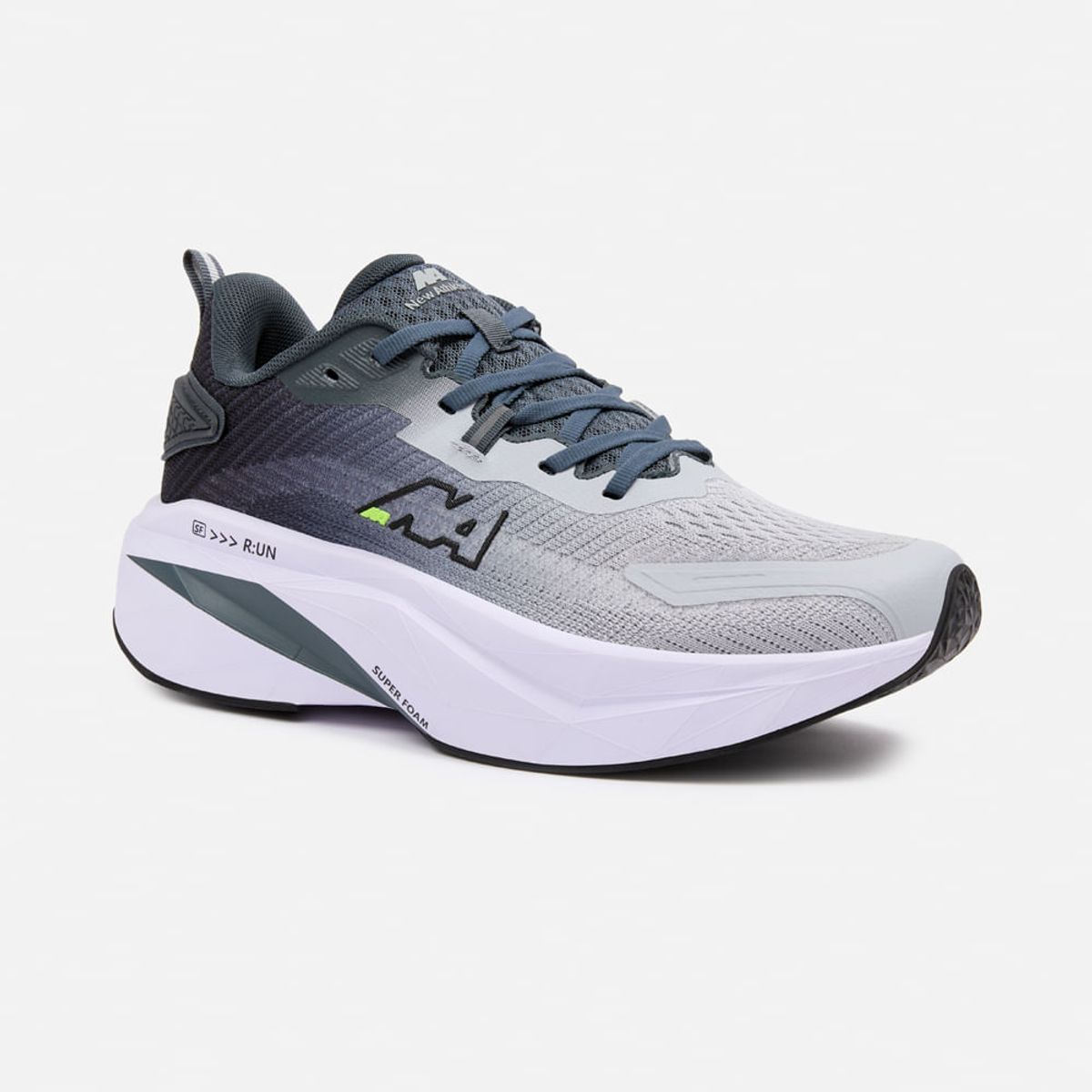 NEW ATHLETIC - Zapatillas New Athletic Running Foam115 Gris Con Plomo Hombre