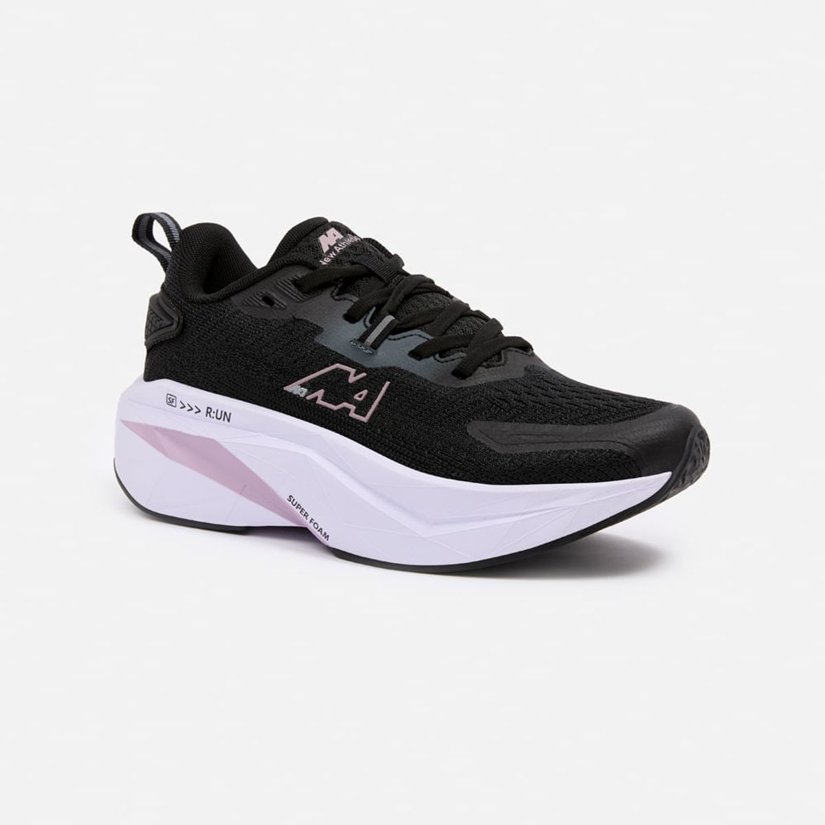 NEW ATHLETIC - Zapatillas New Athletic Running Foam115 Negro Con Lila Mujer