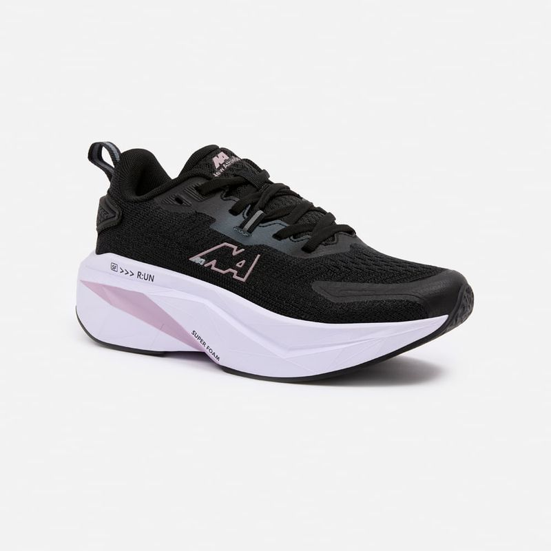 NEW ATHLETIC - Zapatillas New Athletic Running Foam115 Negro Con Lila Mujer