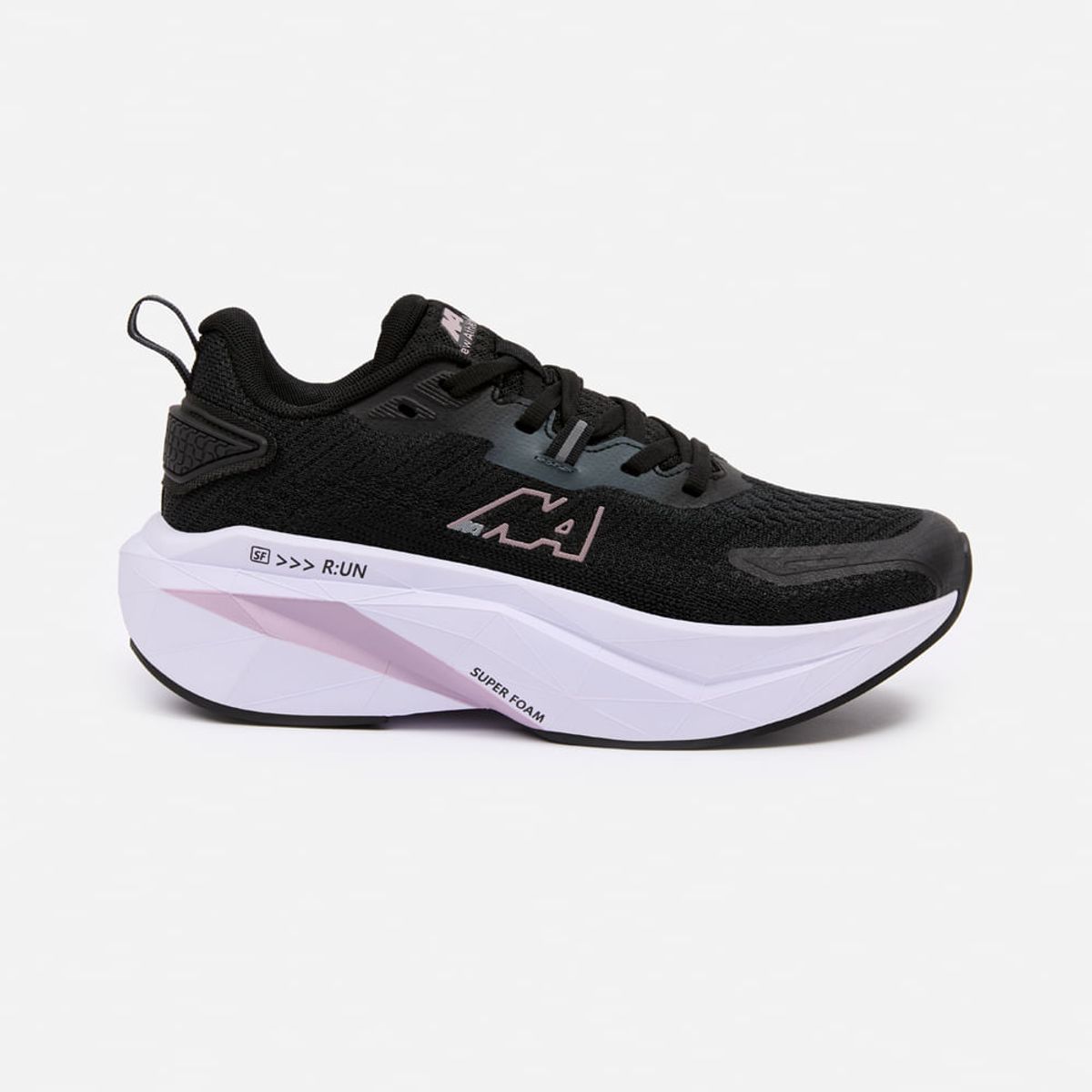 NEW ATHLETIC - Zapatillas New Athletic Running Foam115 Negro Con Lila Mujer