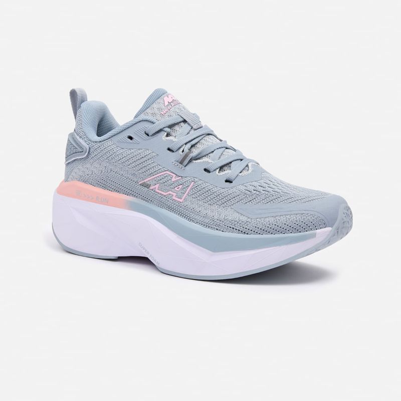NEW ATHLETIC - Zapatillas New Athletic Running Foam115 Gris Con Melón Mujer
