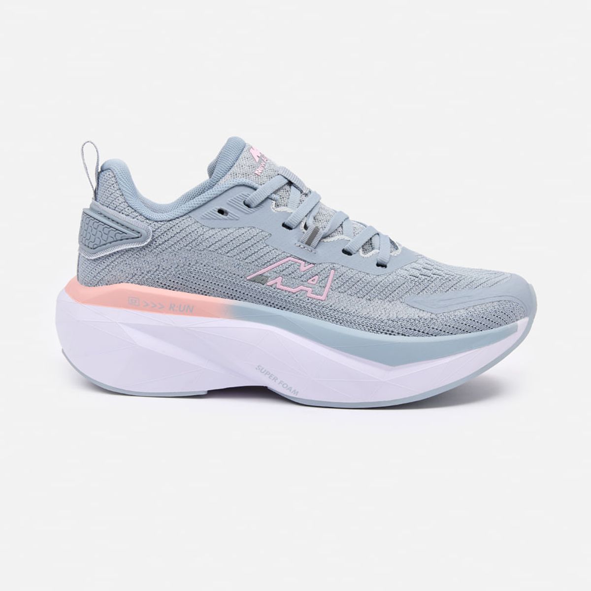 NEW ATHLETIC - Zapatillas New Athletic Running Foam115 Gris Con Melón Mujer