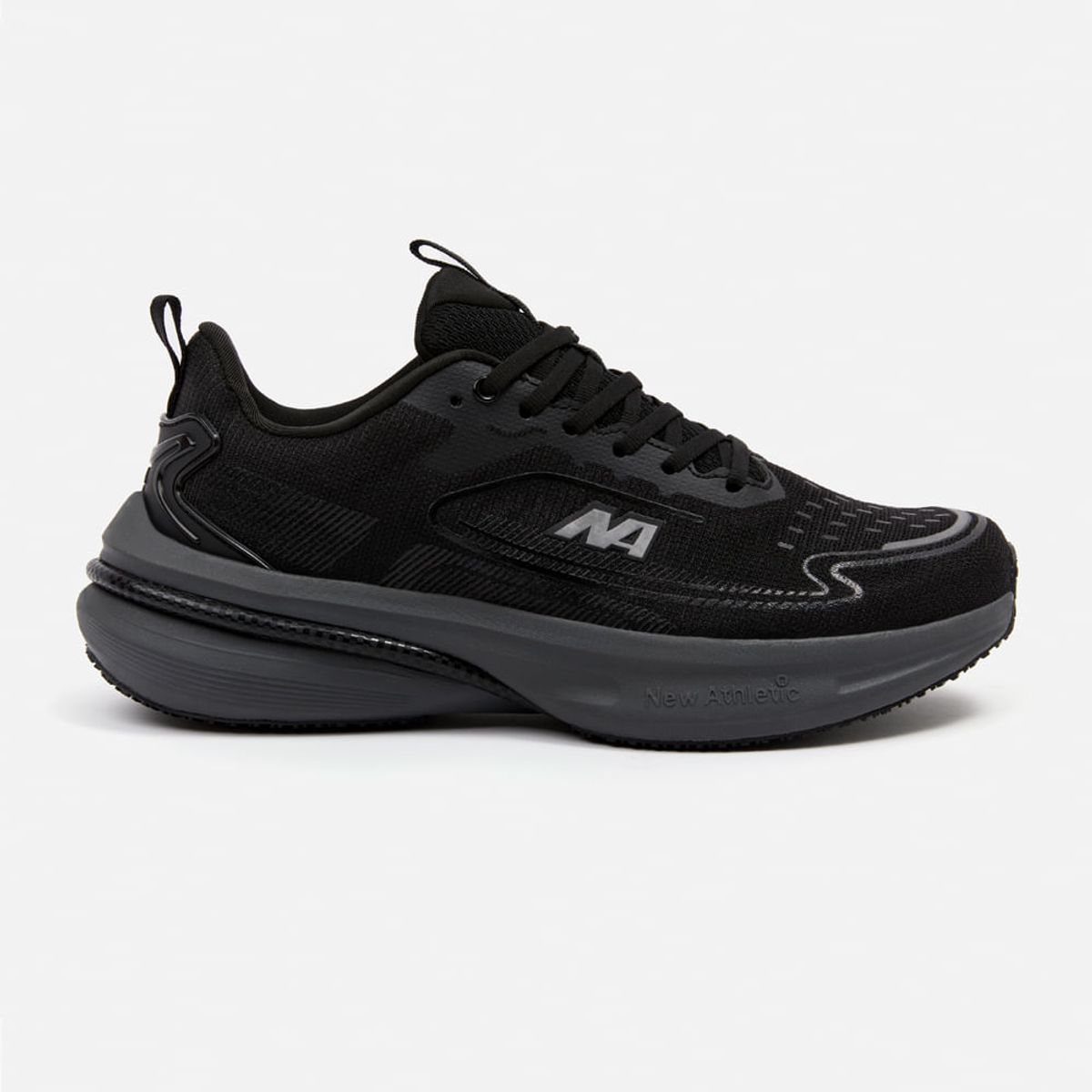 NEW ATHLETIC - Zapatillas New Athletic Running Spoom117 Negro Con Plomo Hombre