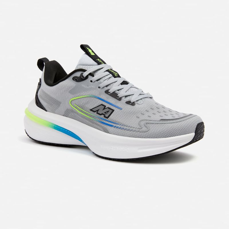 NEW ATHLETIC - Zapatillas New Athletic Running Spoom117 Gris Con Turquesa Hombre