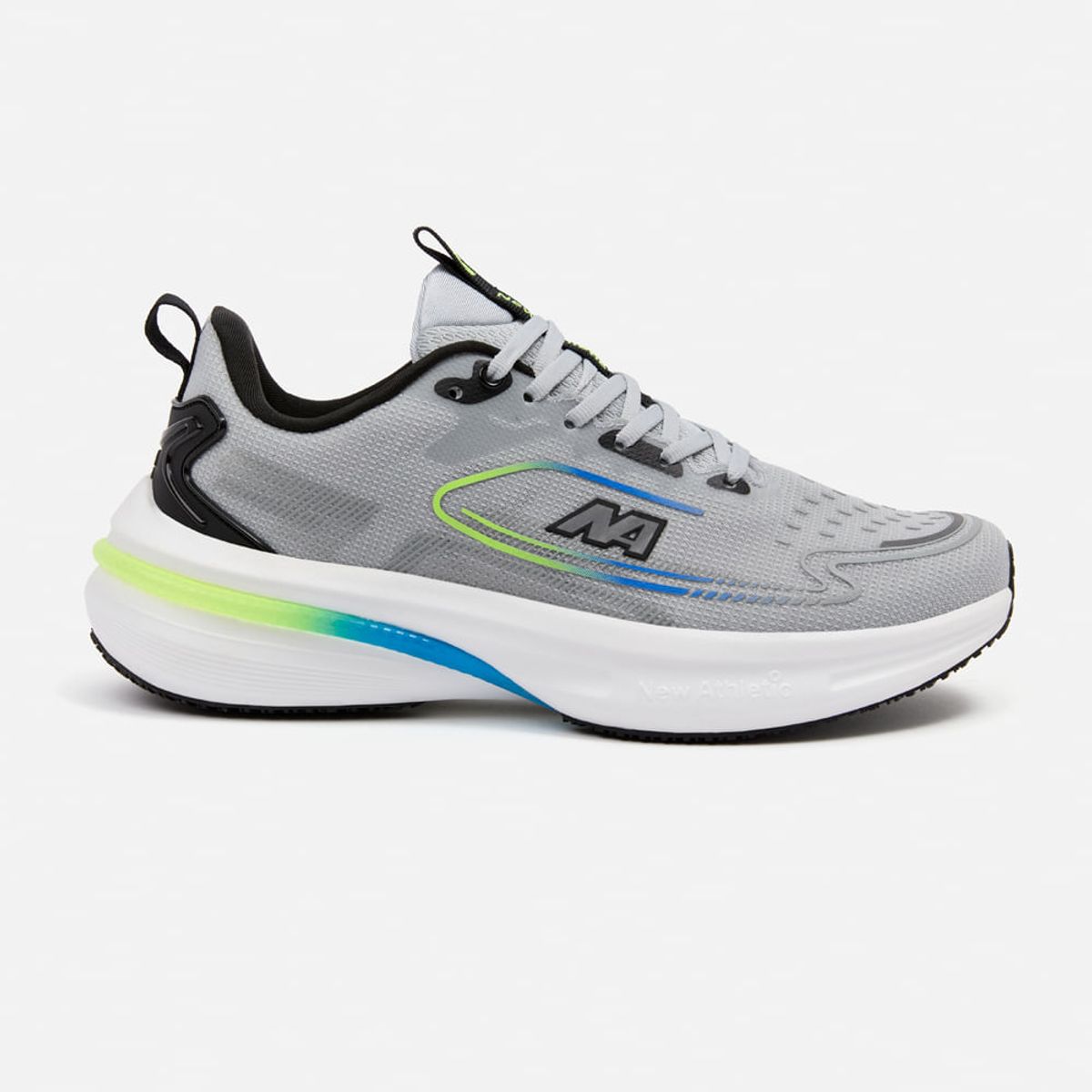 NEW ATHLETIC - Zapatillas New Athletic Running Spoom117 Gris Con Turquesa Hombre