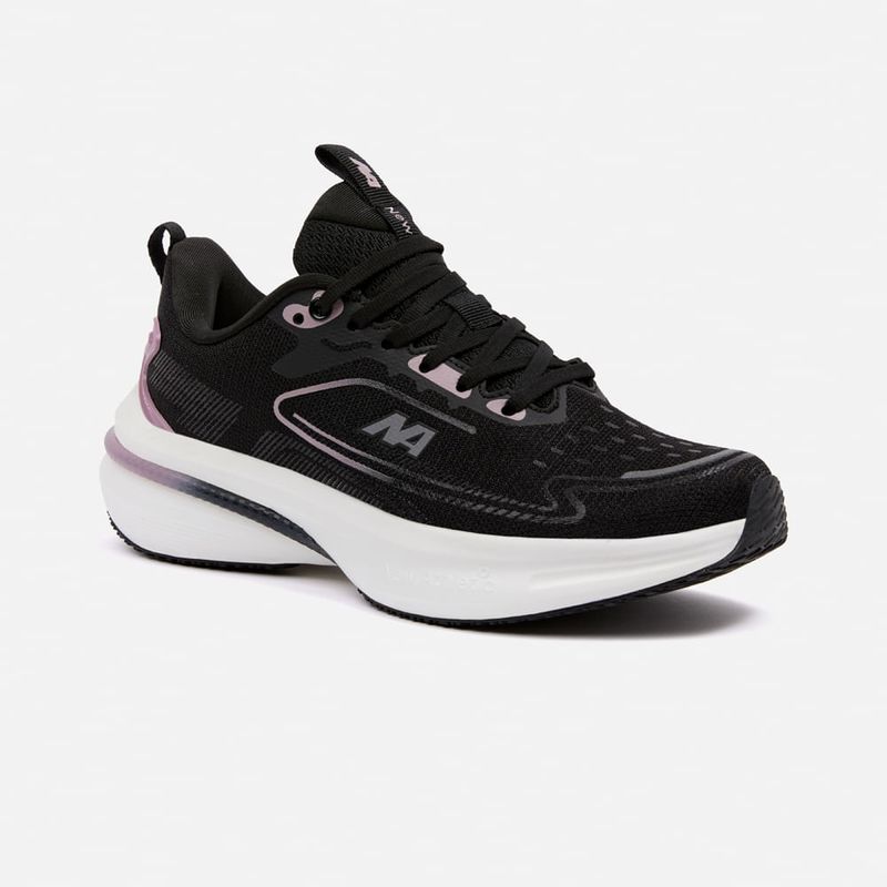 NEW ATHLETIC - Zapatillas New Athletic Running Spoom117 Negro Con Lila Mujer