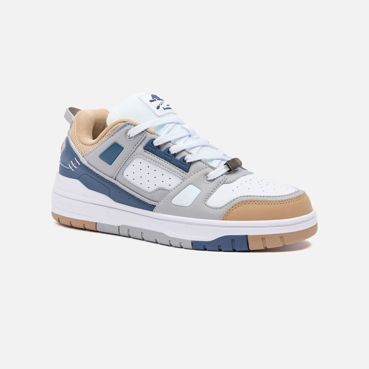 NEW ATHLETIC - Zapatillas New Athletic Skateboarding Square64 Blanco Con Azul Mujer
