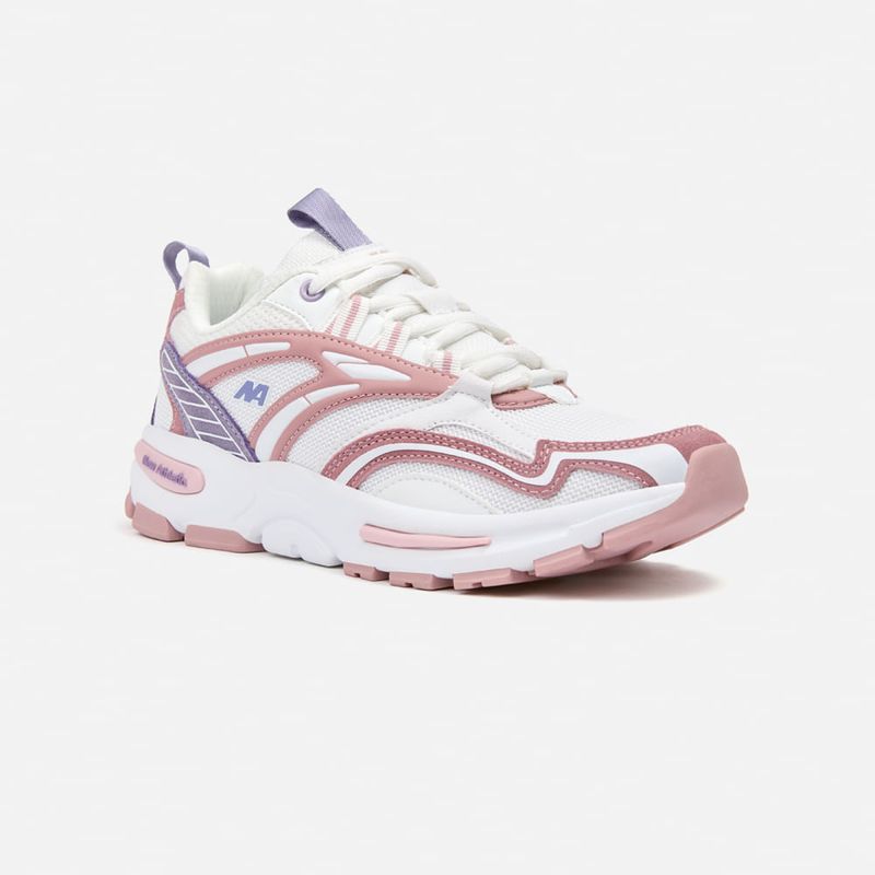 NEW ATHLETIC - Zapatillas New Athletic Lifestyle Chunky161 Blanco Con Rosado Mujer