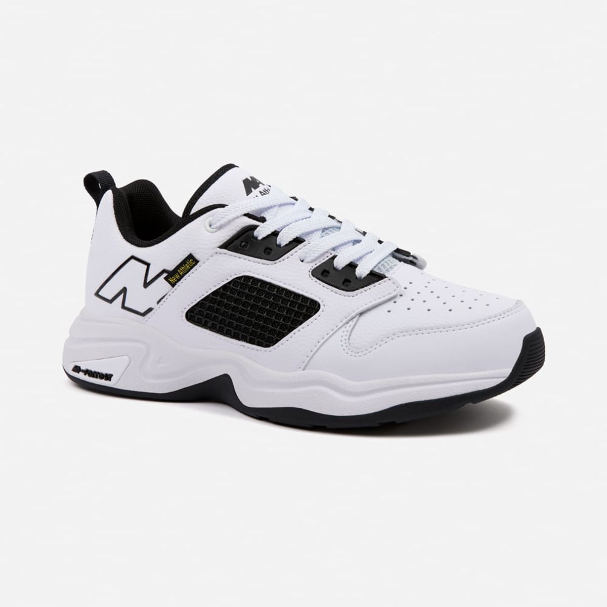 NEW ATHLETIC - Zapatillas New Athletic Tennis Forrest21 Blanco Con Negro Hombre