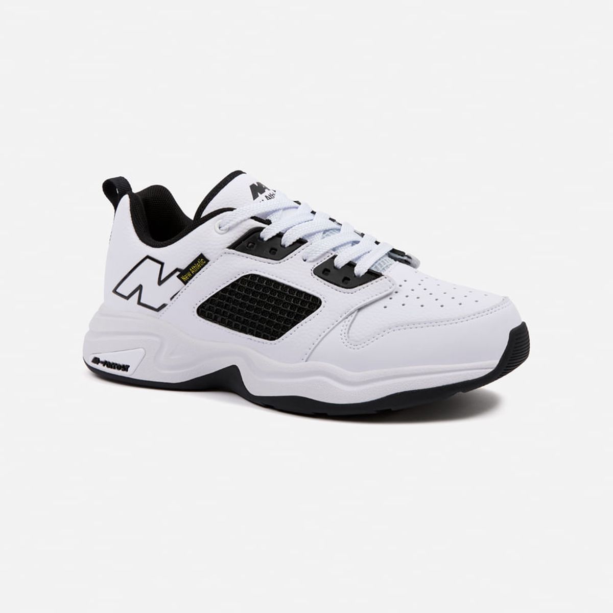 NEW ATHLETIC - Zapatillas New Athletic Tennis Forrest21 Blanco Con Negro Mujer
