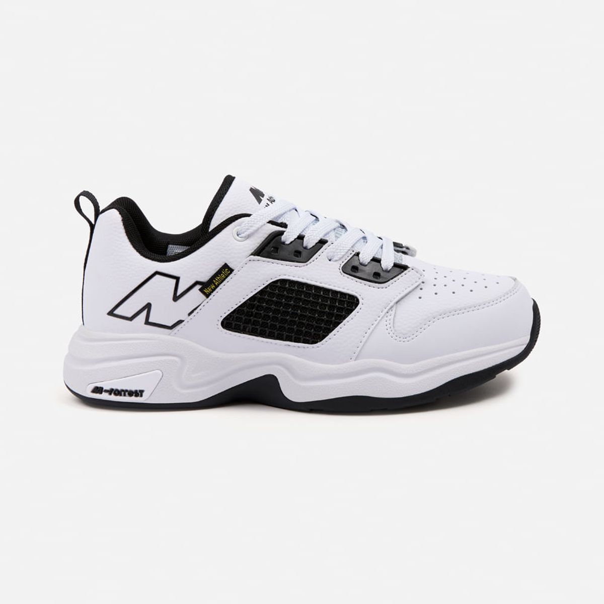 NEW ATHLETIC - Zapatillas New Athletic Tennis Forrest21 Blanco Con Negro Mujer
