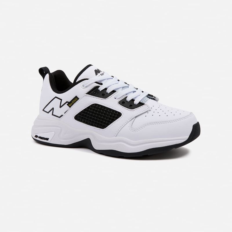 NEW ATHLETIC - Zapatillas New Athletic Tennis Forrest21 Blanco Con Negro Mujer