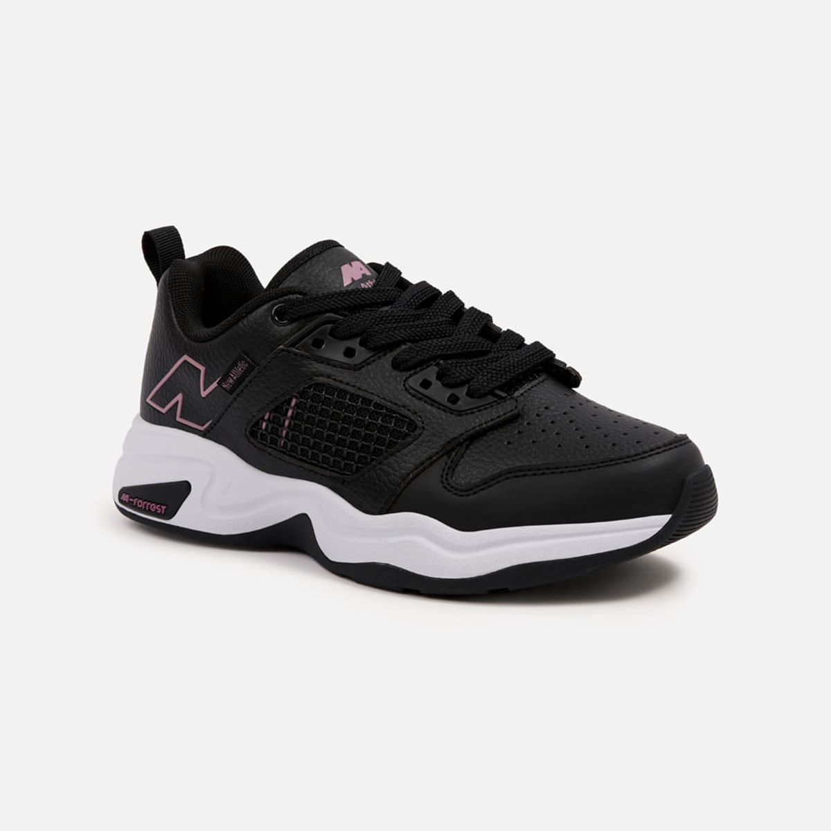 NEW ATHLETIC - Zapatillas New Athletic Tennis Forrest21 Negro Con Uva Mujer