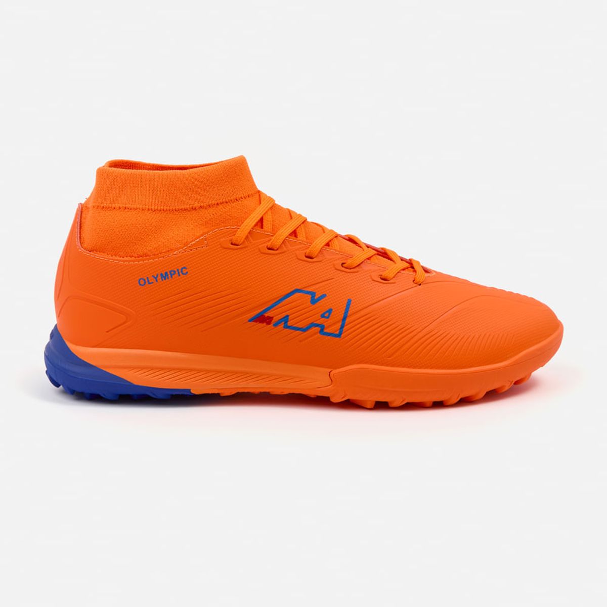 NEW ATHLETIC - Zapatillas New Athletic Football Olympic118 Naranja Con Azul Hombre