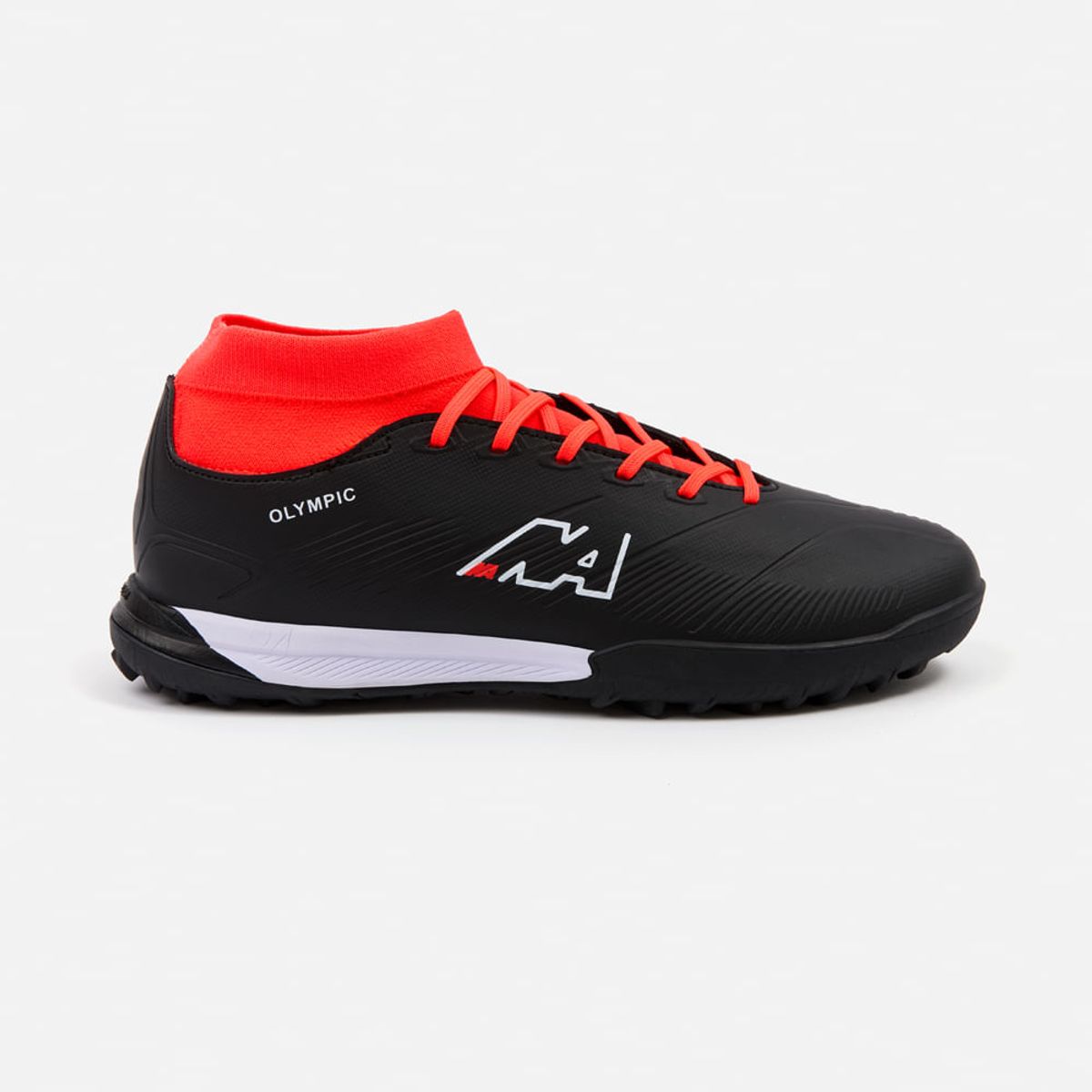 NEW ATHLETIC - Zapatillas New Athletic Football Olympic118 Negro Con Naranja Juvenil