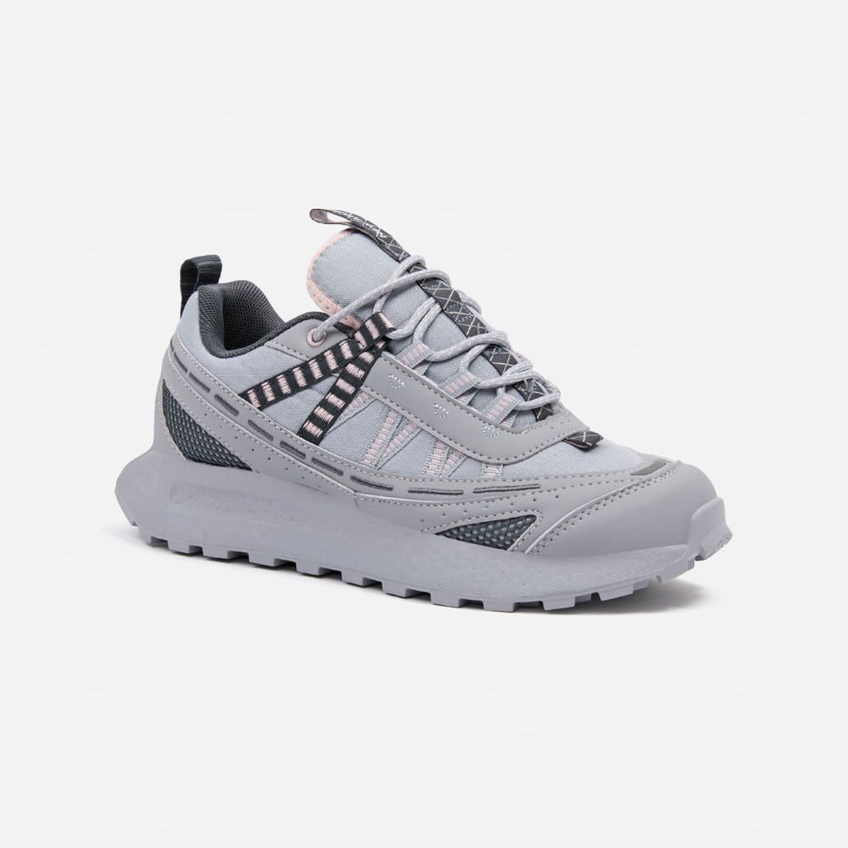 NEW ATHLETIC - Zapatillas New Athletic Lifestyle Dynamic150 Gris Con Rosado Mujer