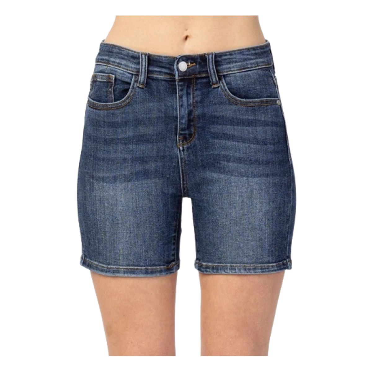 BLWOENS - Pantalones cortos vaqueros para mujeres - Azul