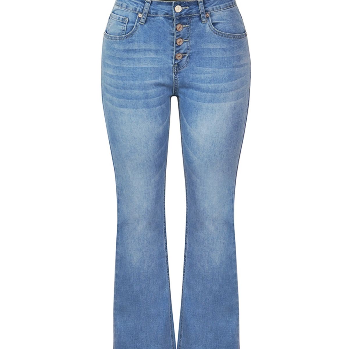 BLWOENS - Pantalones Largo vaqueros para mujeres - Azul