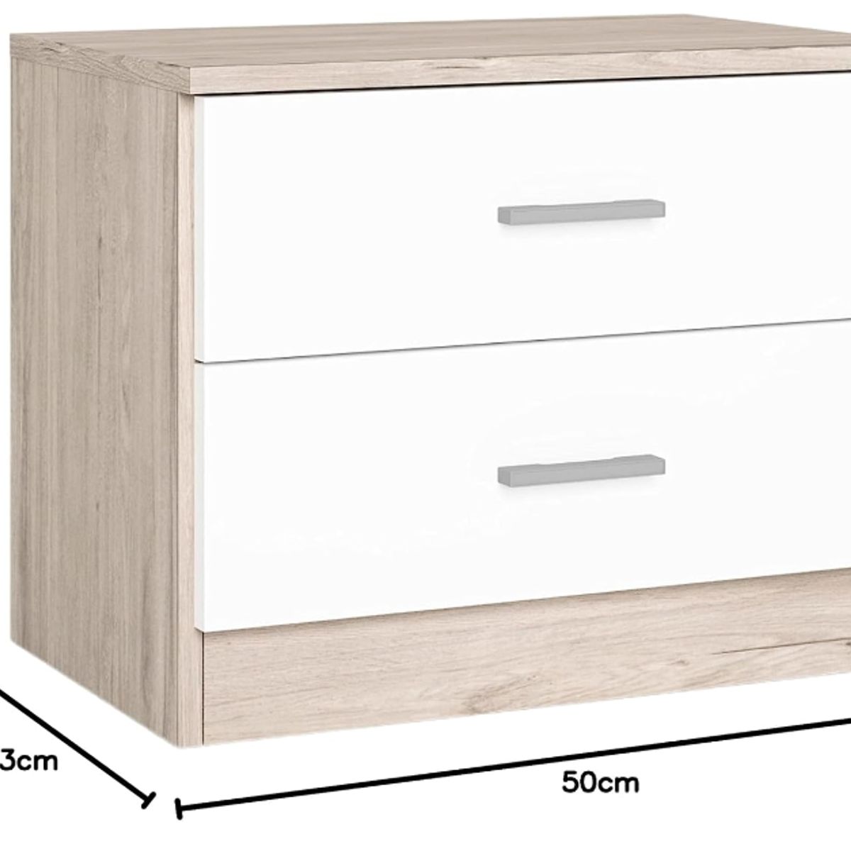 NACION MUEBLES - Velador pequeño blanco Art NM