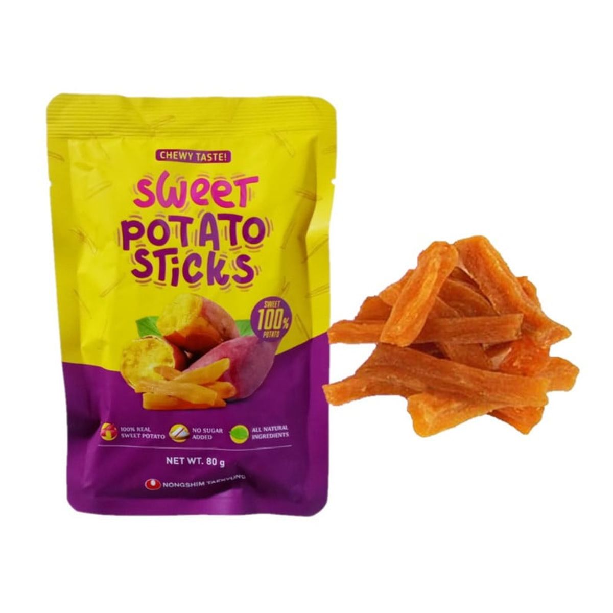 GENERICO - Barras Snack De Camote 80gr Nong Shim